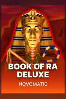 Book of Ra Deluxe artwork as shown in the Casumo lobby